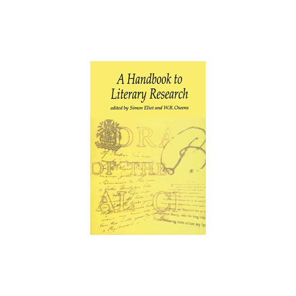 a handbook of literary research pdf
