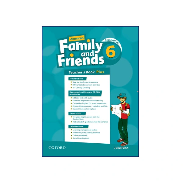 کتاب American Family and Friends 6 Teacher's Book Plus