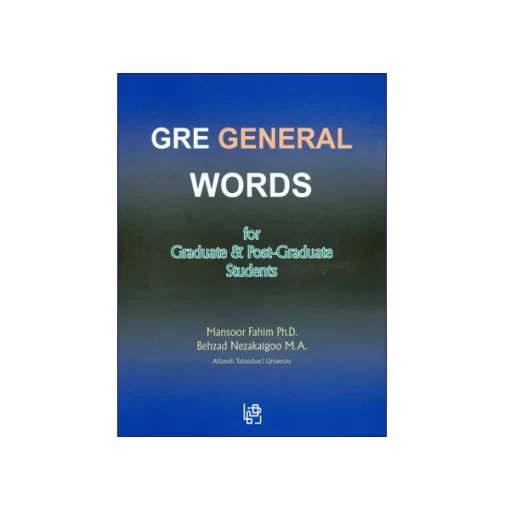 کتاب GRE General Words for Graduate and Post-Graduate Students