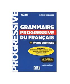 کتاب Grammaire progressive du francais 4e edition A2 B1