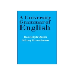 کتاب A university Grammar of English