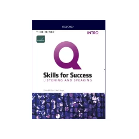 تصویر روی جلد کتاب Q Skills for Success Listening and Speaking Intro 3rd Edition