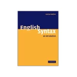 کتاب English Syntax