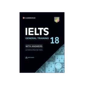 تصویر روی جلد کتاب Cambridge IELTS 18 General Training