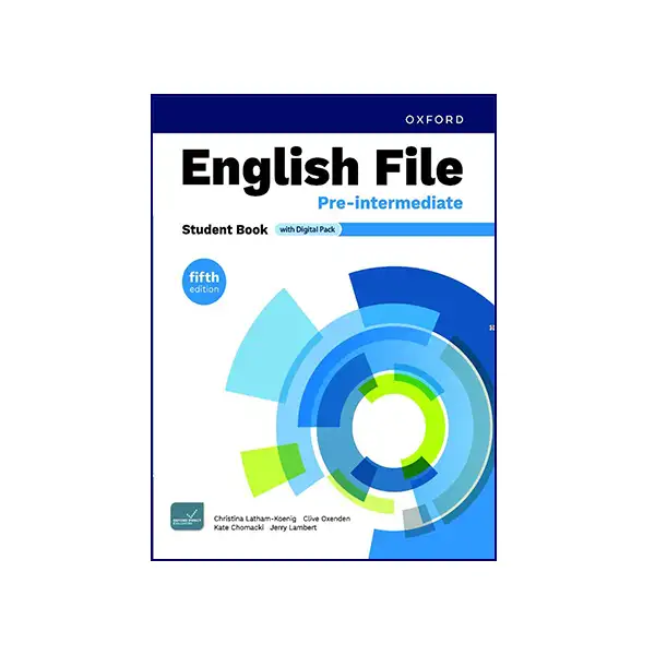 English-File-Pre-Intermediate-5th-Edition-Student’s-Book-Cover-Front English File Pre Intermediate 5th Edition - Image 1